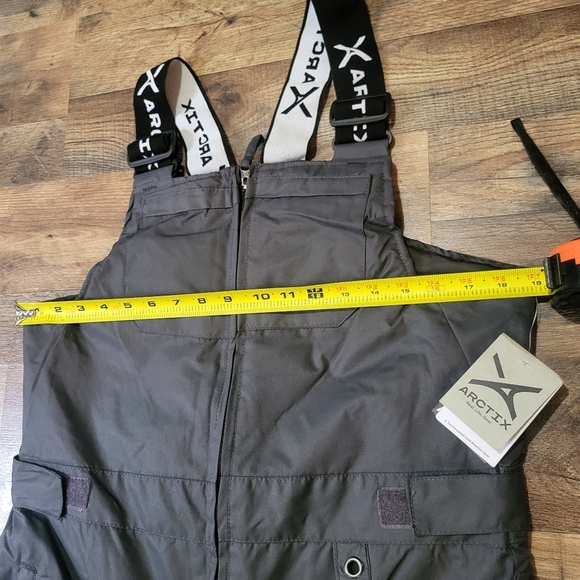 NWT Men's Charcoal Avalanche Athletic Fit Insulated Bin Overalls Size Medium - Picture 5 of 7